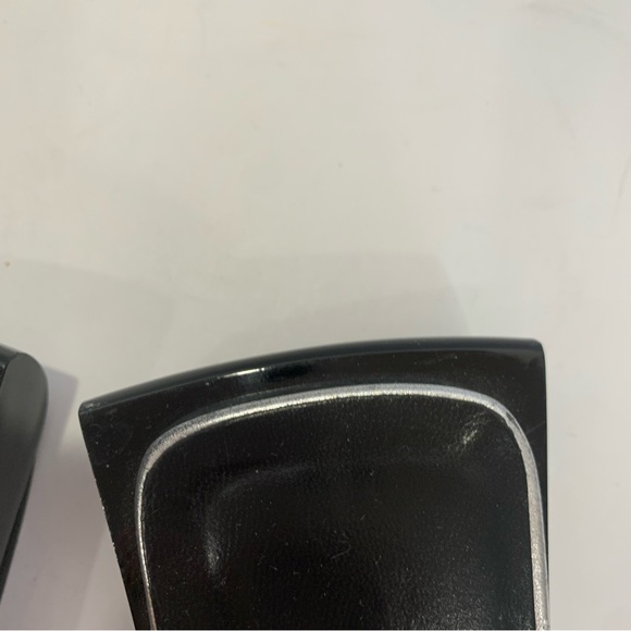 Sesto Meucci size 9 rhinestone sandals in stunning silver with unique heel - Picture 12 of 16